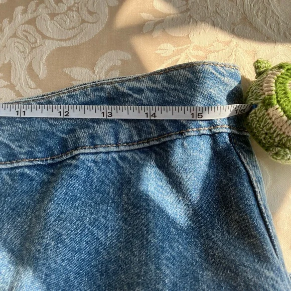 Free People Dreamweaver Denim Skirt - Picture 6 of 9